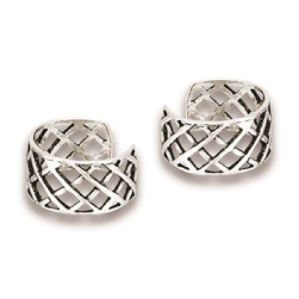CRISS CROSS Sterling Silver Ear Cuffs